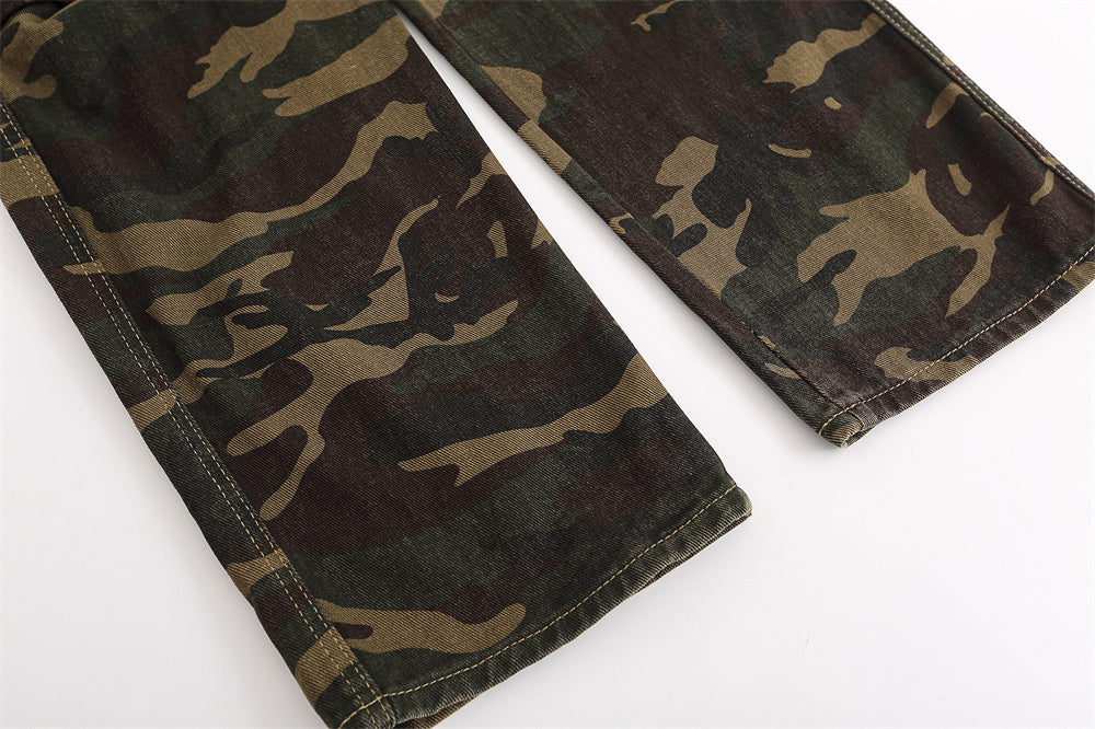 American Camouflage Paratrooper Pants Men